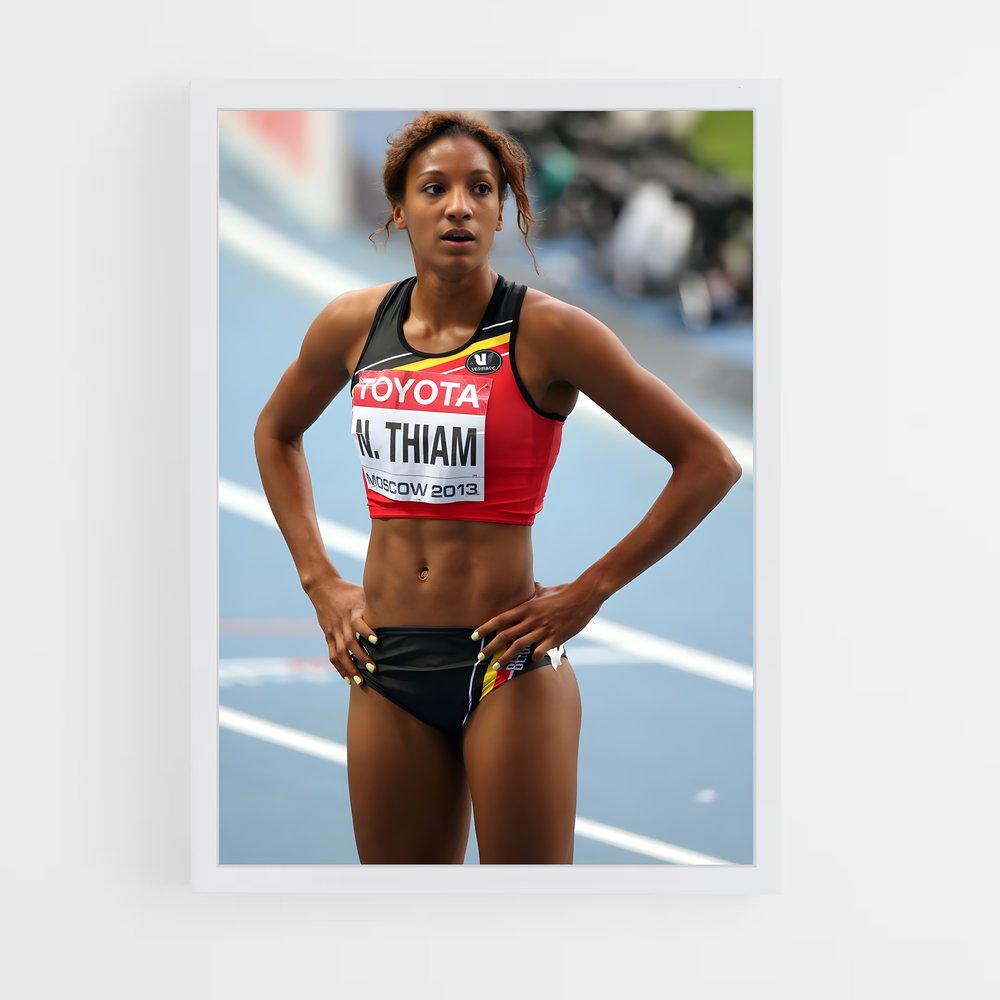 Poster Nafissatou thiam volonté – affiche Athlétisme (vue 3)